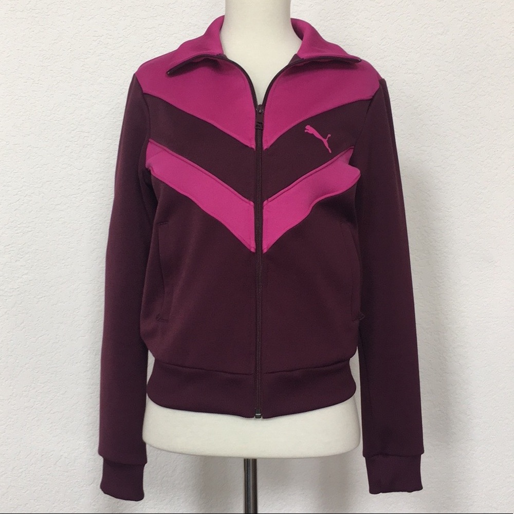 Puma retro track jacket sz S